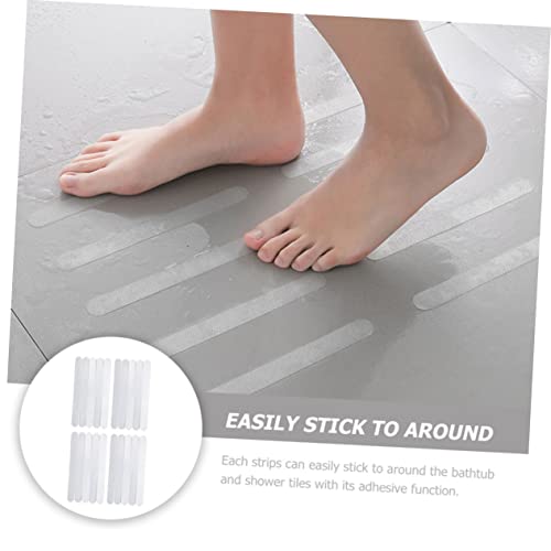 UKCOCO 4sets Non-Slip Sticker Bath Shower Mat Slip Strips Adhesive Bathroom Accessories