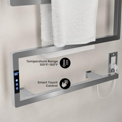 Swiss Madison Voltaire 5-Bar Electric Towel Warmer Heated Towel Racks for Bathroom in Chrome - color: Chrome