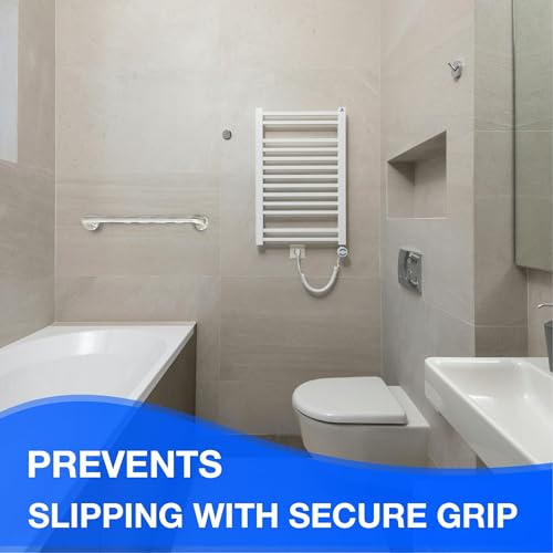Bathroom Safety Grab Bar - Brushed Nickel/ADA Shower Toilet Steps/304 Stainless Steel/Knurled/ 24"", 14-BN - size: 24 in. Knurled Grip