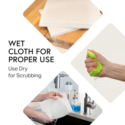 Swedish Wholesale Dishcloths Reusable 8" x 7" Sponge Cloths, Bulk 10 Pack of High Absorbent Cellulose Dish & Kitchen Cleaning Hand Towels, Wring to Dry & Machine Wash, Odor Resistant, Lime - color: Lime Green