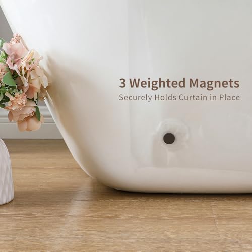 QiyI 3 in 1 Waffle Shower Curtain Set with Liner, Beige, 72 x 72 | Shower Curtain and Liner Set with Hooks, Waterproof Bathroom Curtain with PEVA Liner & 12 Double Sided Clear Plastic Rings - color: Beige, size: 72"W x 72"L (Pack of 1)
