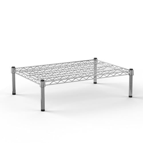 21" Deep x 30" Wide x 8" Height Wire Shelving Kit | 1-Tier | NSF Commercial Storage Rack Unit - size: 21" Deep x 30" Wide
