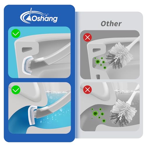 Disposable Toilet Brush 2 Pack- Toilet Bowl Cleaner, Toilet Cleaning Supplies, Toilet Brush with Holder, 28 Refills for Deep Cleaning and Hygienic Bathroom Maintenance - size: 2 Brush+28 Refills