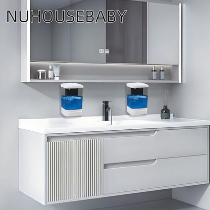 Manual Soap Dispenser Wall Mounted 33.8oz Bathroom Commercial | Durable ABS,Leak-proof,Rustproof.Big Capacity.Easy Install & Refill,Suitable Various Locations & Liquids.1000ML