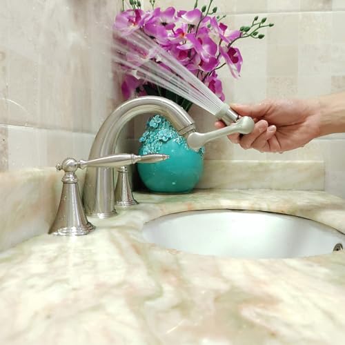 1080 Degree Rotating Faucet Extender Kitchen Sink Aerator Extension Brushed Nickel