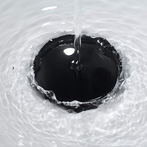 Bathroom Sink Drain with Overflow Hole Black Vessel Vanity Sink Pop Up Drain Stopper with Detachable Basket, Anti-Explosion and Anti-Clogging Drain Strainer - color: Black, size: With Overflow