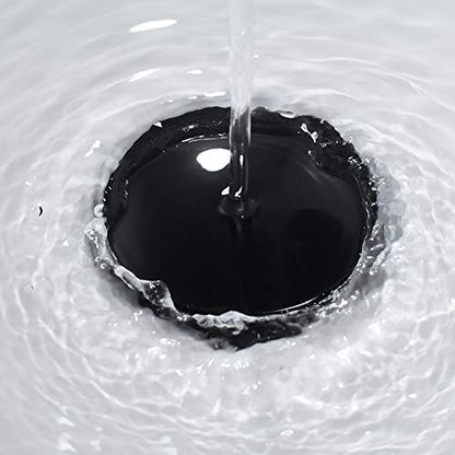 Bathroom Sink Drain with Overflow Hole Black Vessel Vanity Sink Pop Up Drain Stopper with Detachable Basket, Anti-Explosion and Anti-Clogging Drain Strainer - color: Black, size: With Overflow