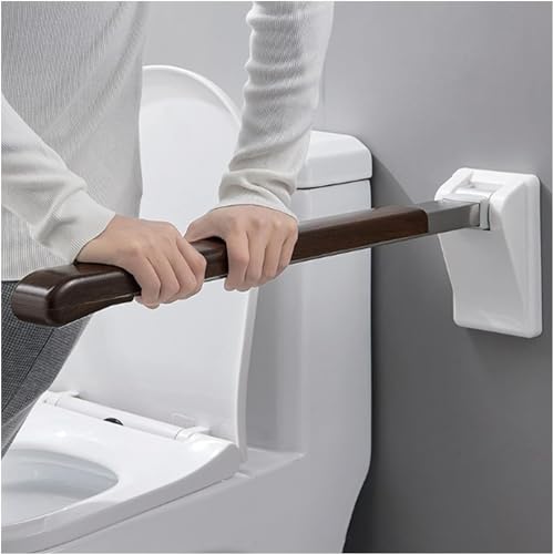 CEEBUS Bath Handles for The Elderly, Foldable Toilet Grab Bar Rail Handrail Bathroom Drop Down Safety Support Stainless Steel Wall Mounted Assist Aid Tool for Elderly Handicapped (Color : A), kk852