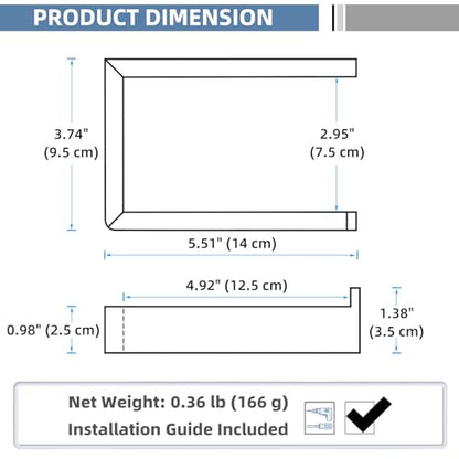 Square Toilet Paper Holder, Brushed Nickel, 304 Stainless Steel | Space-saving for Apartments, RVs, Small Bathroom, Wall Mounted Tissue Holder, Easy Roll Changes, Fits Most Rolls Size - color: Brushed Nickel