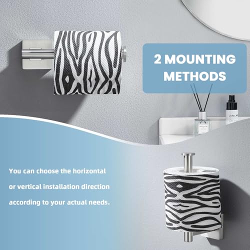 Suyar Bathroom Hardware Set Brushed Nickel, Bathroom Accessories 4 Pieces | Include Robe Hook, Toilet Paper Holder, Hand Towel Holder, Towel Bar, SUS304 Stainless Steel, Wall Mounted - color: Brushed Nickel
