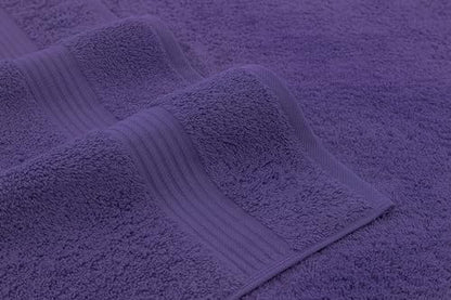 American Veteran Towel, Hand Towels for Bathroom Set of 4, 100% Cotton Turkish Hand Towel Sets, Soft Hand Face Towels, Purple Hand Towels - color: Purple