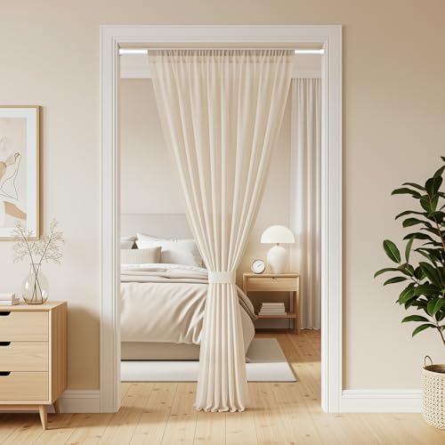 MEXAU 1 Pack Spring Tension Curtain Rods 24-46In White Shower Curtain Rod | Adjustable Spring Tension Rods No Drilling for Window Closet Kitchen Wardrobe Bathroom, Non Slip Tension Rods ,7/8" Diameter - color: White-1P, size: 24-46 Inch