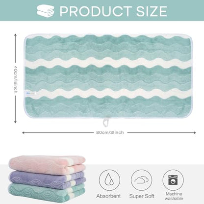 Microfiber Bathroom Hand Towels, 16 x 31 Inch, 3Pack | Ultra Soft, Makeup Remover Cloth, Face Cleansing Towel - color: Assort1x3
