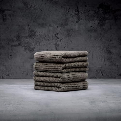 Luxury Performance 4-Piece Hand Towel Set | Patented Quick-Dry Tech | Ultra Soft | 16" W x 30" L | Cobblestone - color: Cobblestone, size: 4 Hand Towels