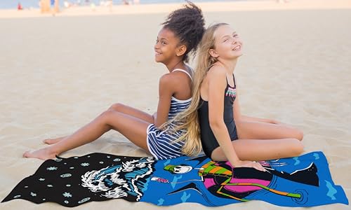 Jay Franco Disney Nightmare Before Christmas Bath Pool Beach Towel - Kids Super Soft & Absorbent 100% Cotton Towel with Jack Skellington, Measures 28 x 58 - color: Multi - Nightmare Before Christmas