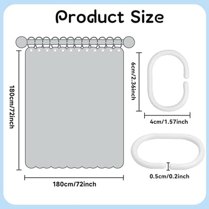 Black Waterproof Fabric Shower Curtain Liner 72"x72"with PEVA Shower Curtain Liner with Rustproof Grommets and 3 Magnets - Soft Hotel Quality Cloth Shower Liner, Light-Weight Standard Size - color: Black, size: 72"W x 72"L (Pack of 1)