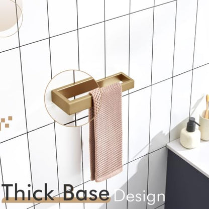 KOKOSIRI Towel Ring Wall Mount Hand Towel Racks 9-Inch Kitchen Holder Bathroom Hardware Champagne Bronze Stainless Steel, 2 Pack B4008CPG-L9-P2 - color: Champagne Bronze, size: 2 Pack