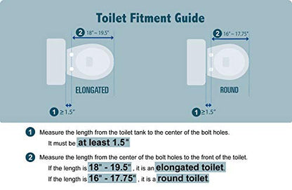 J-2R Smart Electric Bidet for Toilet Seat,Fits Round toilet,Warm water,Heated bidet toilet seat,Remote Control,Heated Dryer, hild Function,Stainless Steel Self-Cleaning Nozzle,LED Night Light - size: Round w/Remote