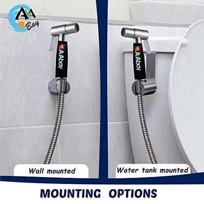 AVAbay® Sink Faucet Handheld Bidet Sprayer for Toilet I Bidet Attachment for Warm & Cold Water I Long 80" Hose Perfect for Feminine Hygiene, Cloth Diaper, Bathroom Toilet Cleaning - color: Faucet Bidet Sprayer