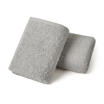 REDKISS 2-Pack Luxury Hand Towels, 16x32 Inch 450G 100% Cotton, Grey Quick-Dry Bathroom & Kitchen Towels, Super Soft and Highly Absorbent - color: Grey, size: hand towel set of 2