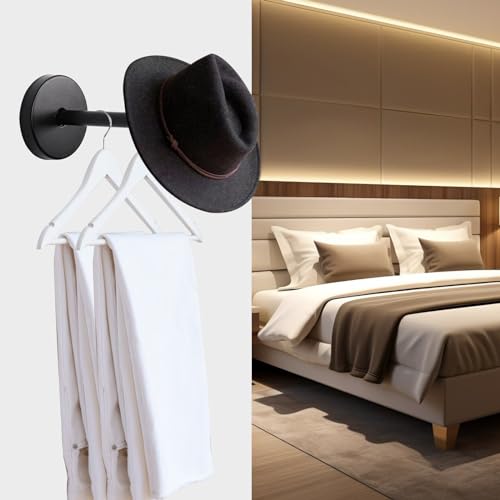 Stainless Steel Coat Hook, 2 Pack Long Wall Mounted Hooks 8 Inch (200mm), Heavy Duty Robe and Hat Hanger for Bedroom,Entryway, Kitchen, Garage Organizer - size: 8 inch Length - Pack of 2