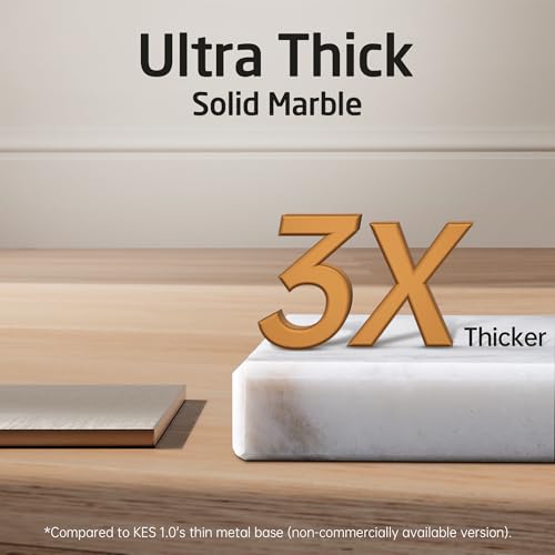 KES Standing Towel Rack 3-Tier with Heavy Marble Base, Free Standing Towel Racks for Bathroom Floor, SUS304 Stainless Steel Brushed Finish, BTH217S3-2 - color: Brushed Finish