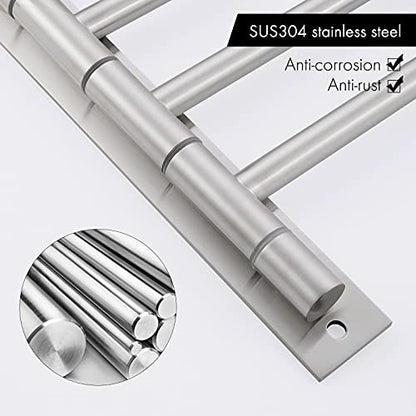 KES KES 13.8 Inch Swivel Towel Rack Brushed Toilet Paper Holder Coat Hook with Multi Three Foldable Arms, A2102S4-2+A2175S12-2-SL+A5060-2-SL