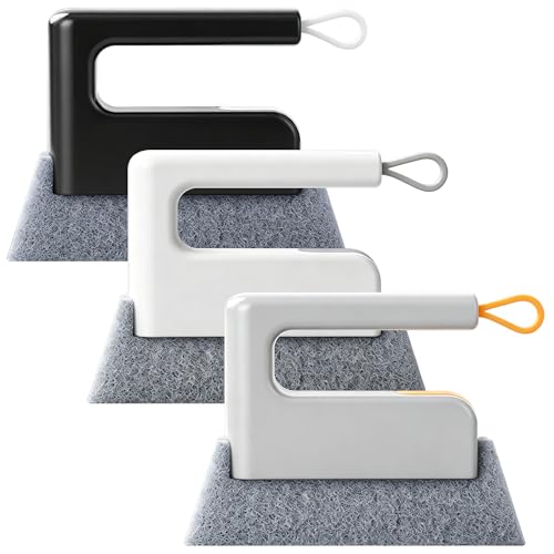 Deep Reach Window Groove Cleaning Brush, Handheld Track Cleaner Tool for Window Slides, Tile Grout, Shutters, Car Vents & Narrow Crevices (Mix) - color: Mix