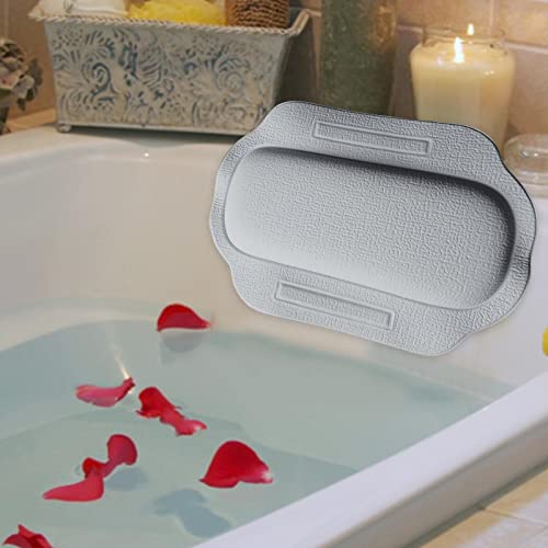 Bath Pillow Quick Waterproof Non Slip Comfortable Home with Suction Cups