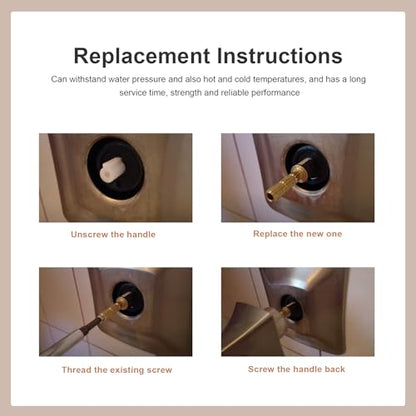 970-0770 Stem Adapter with Screw Fit for 970-0770 Plumbing Equipment, Pfister Securepfit Trims, Shower Handle Stem Extension Tub and Faucet Accessories Valve Extender Trim Repair - 2 Pack