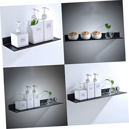 Heavy Duty Floating Shelves Wall Shelving Unit Rustproof Storage Mount Shelving Over The Toilet Shelf