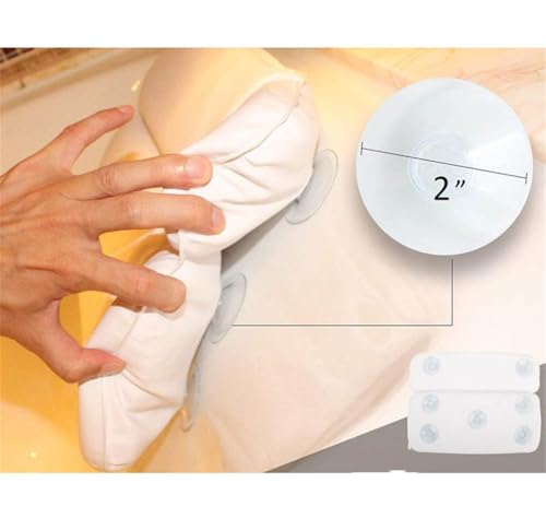 Suction Cup Non-Slip PU Waterproof Sponge Bath Pillow Bathtub Cushion