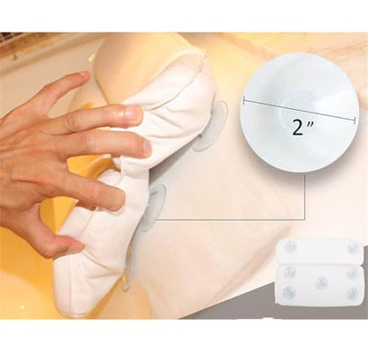 Suction Cup Non-Slip PU Waterproof Sponge Bath Pillow Bathtub Cushion