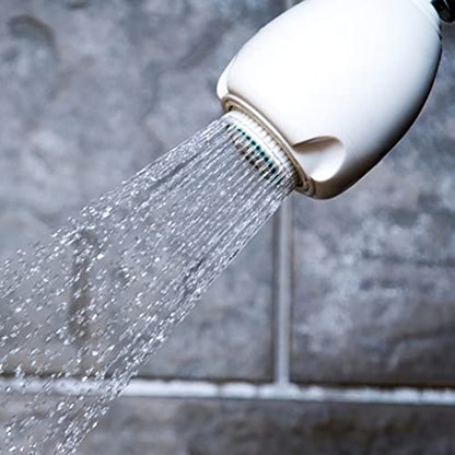 Earth Showerhead - Niagara Conservation | Energy & Water Saving Showerhead (1.75 GPM) High-Efficiency 3-Spray White Fixed Shower Head (N2917) - color: White, size: 1.75 GPM