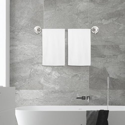 BOPai Extendable Suction Cup Towel Bar 17-28.5", Brushed Nickel | Repositionable & Powerful Vacuum Suction - color: Brushed Nickel, size: 17-28.5"