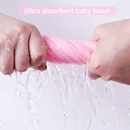 softan Baby Washcloths, 24Pack Baby Wash Cloths Extra Soft & Ultra Absorbent, Baby Towels and Washcloths Face Towel Unisex for Boys Girls Body, Washclothes Gentle on Sensitive Skin, 9x9 Flamingos - color: Flamingos