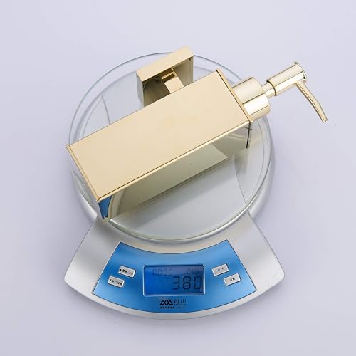 BGL Soap Dispenser Stainless Steel 304 Wall Mount Gold Liquid and Soap Dispenser for Kitchen and Bathroom - color: Gold