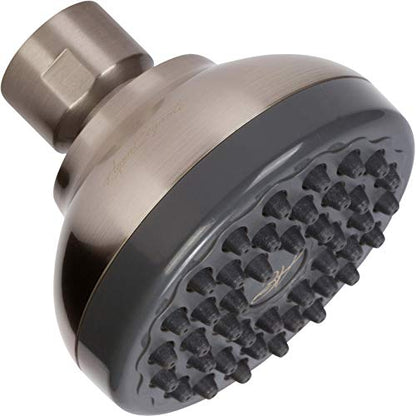 Aqua Elegante Pressure Boosting Shower Head - 1.8 GPM - Brushed Nickel | 3 Inch Wall Mount, Water Saving Showerhead, Best For Low Flow Showers With Anti-Clog Nozzles & Adjustable Brass Fitting - color: Brushed Nickel, size: 1.8 GPM