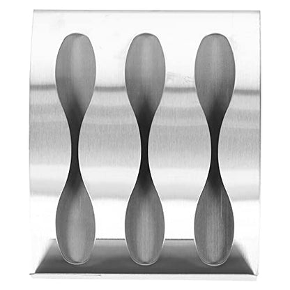 Stainless Steel Toothbrush Holder with 3-Hole Design – Punch- SelfAdhesive Wall Mount for Bathroom, Tile, Glass & Mirror – - Wash Cup & (Three Hole Toothbrush Holder) - size: Three hole toothbrush holder
