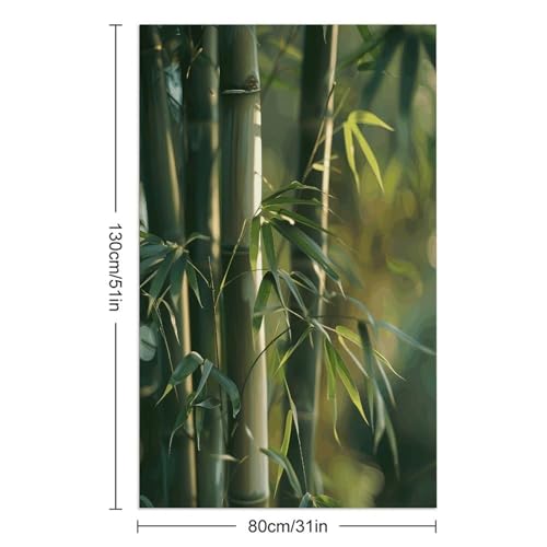 Tree Bamboo Soft Absorbent Bath Towel,Hand Towel Oversized Bathroom Essential,Gym Towels for Body,Sport,Yoga,SPA,Fitness130x80cm - size: 130x80cm