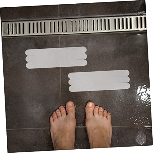 12pcs Slip Strips for Bath Safety Transparent Non Slip Stickers for Bathtubs Showers Stairs Floors for Enhanced Traction - size: 12 pcs