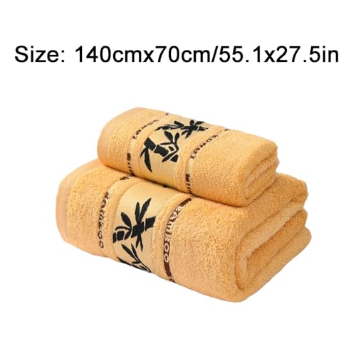 Quick Dry Bamboo Fiber Bath Sheets Soft Absorbent Thick Bath Sheets Washable Quick Drying Large Bath Towel 55.1x27.5in Lightweight - color: White