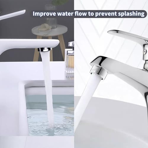 Bathroom Sink Aerator,2.2 GPM Faucet Aerator, Made of Solid Brass and Stainless Steel,15/16 Inch Male Thread Faucet Replacement with Gasket,For Kitchen and Bathroom,6PCS(Silvery) - style: Male-6PCS