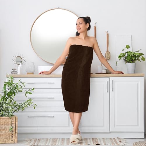 Utopia Towels Jumbo Bath Sheets, 2 Pack, 35x70 in, 600 GSM Cotton, Dark Brown - color: Dark Brown, size: 2 Piece Bath Sheet