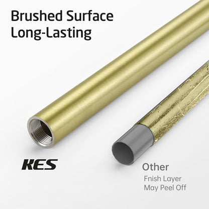 KES Free Standing Bathroom Toilet Paper Roll Holder with Storage | Toilet Paper Holder Stand with Weighted Base, SUS304 Stainless Steel Brushed Gold, BPH286S1B-BZ - color: Brushed Gold