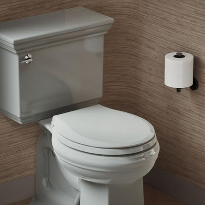 KOHLER 4639-RL-95 Cachet ReadyLatch Round Toilet Seat Soft Close, Ice Grey - color: Ice Gray, size: Round