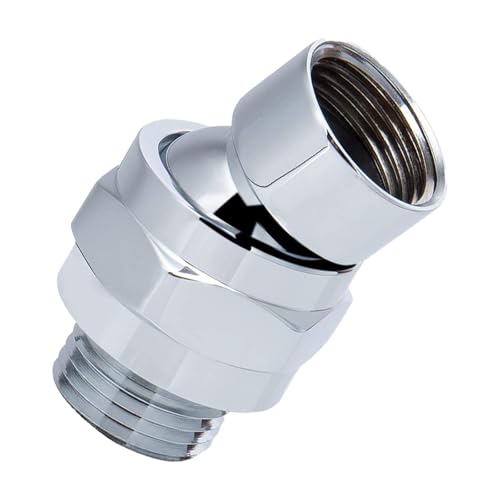 Shower Head Swivels Balls Adapter Brass Adjustable Shower Arm Connector Brass Connector Balls Joint Head Swivels Adapter