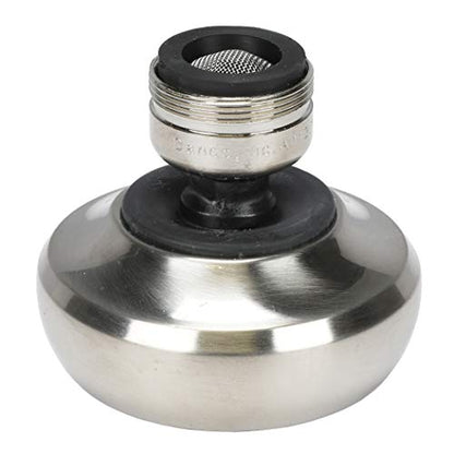 Danco Dual Thread Premium Swivel Water-Saving Sprayrator, Brushed Nickel, 10502 - color: Brushed Nickel, size: Dual Thread Premium Swivel Water-Saving