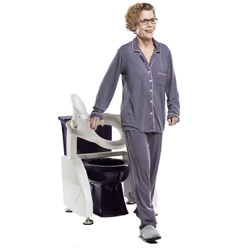Dignity Lifts DL2 Deluxe Toilet Lift, Electric Powered, 300 lb Capacity, White