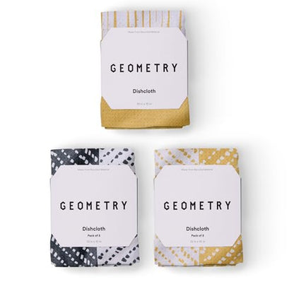 GEOMETRY Kitchen Dish Cloths - Quick Dry Dishcloths for Kitchen - Premium Dish Rags with Geoweave - 3-Pieces This and that - color: Harvest, style: Dishcloth